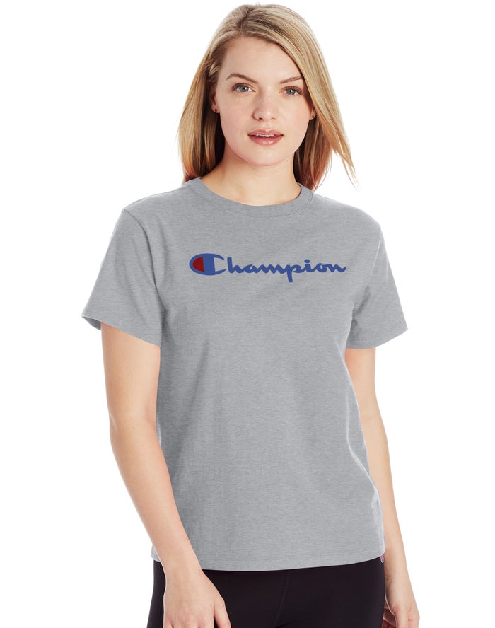 Camiseta Champion Mujer - Classic ( Gris ) 6092174-CE